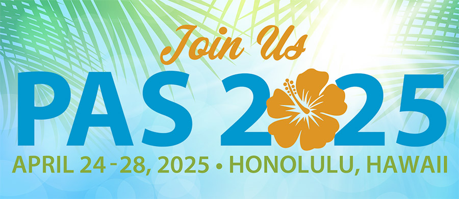 Join Us at PAS 2025 in Honolulu, Hawaii